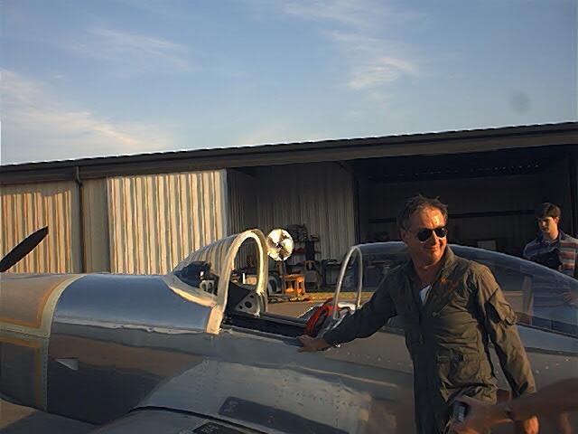 Bob following first flight.